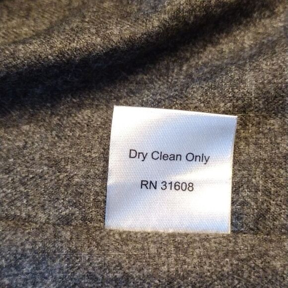 JOS A BANK RESERVE TOPCOAT, Size 38 Short, Navy Blue w/ Brown Trim NWOT - Picture 12 of 16